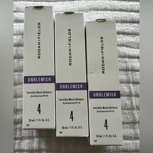 RODAN + FIELDS New in box, Unblemish Invisible Matte (x3)